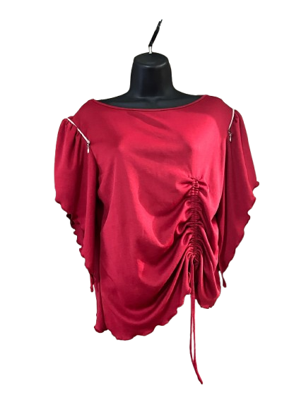 Red Short Sleeve Top-L
