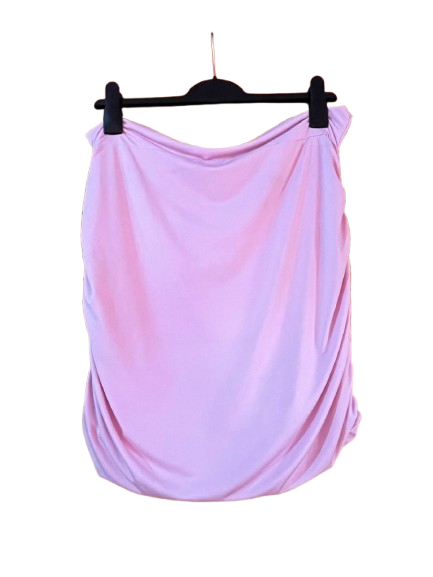 Rose Pink Short Skirt,2XL