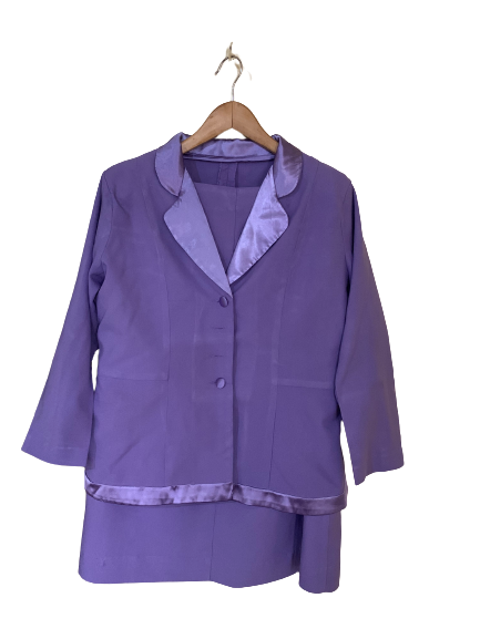 Lilac Skirt Suit - XL