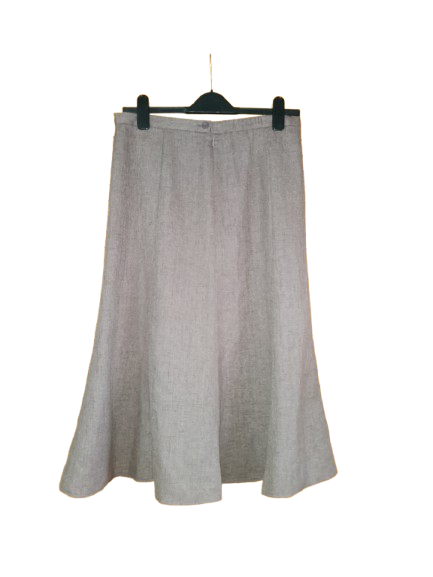 Brown Mid Length Skirt - M