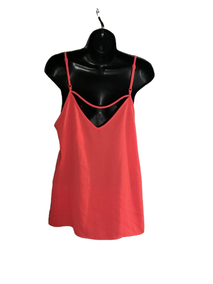Red Spaghetti Strap Top - L
