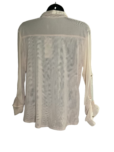 Beige Long Sleeve Shirt - M
