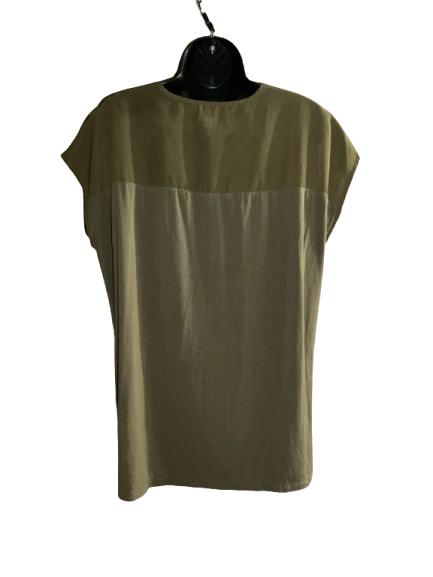 Green Short Sleeve Top - L