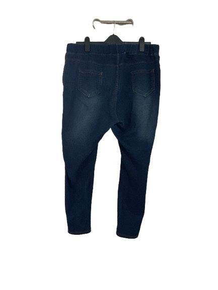 Blue Dark Wash Jeggings - 3XL