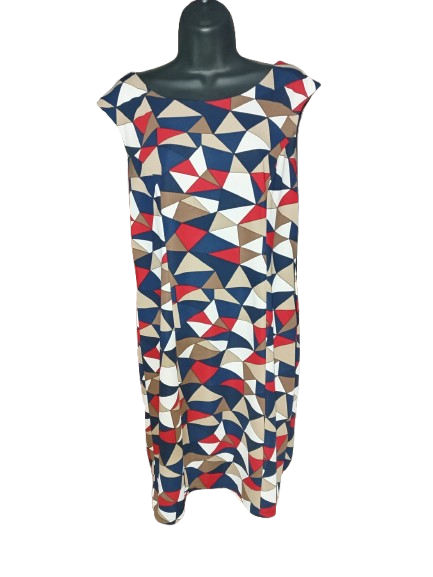 Multicoloured Sleeveless ILE New York Cocktail Dress - M (10)