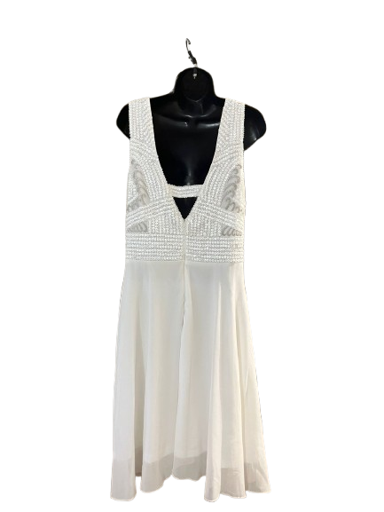 White Sequin Dress-L