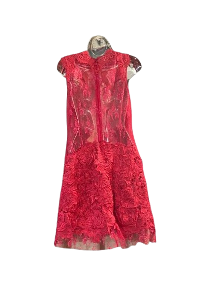 Red Lace Dress-L