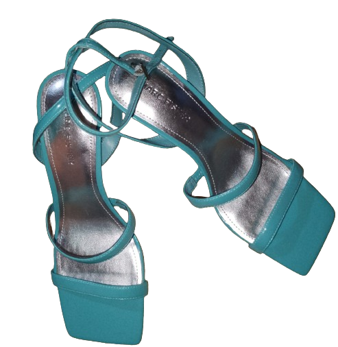 Teal Marc Fisher High Heel W Straps - 7 1/2 (NEW)