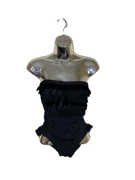 Black Strapless Spanx Swimsuit - M