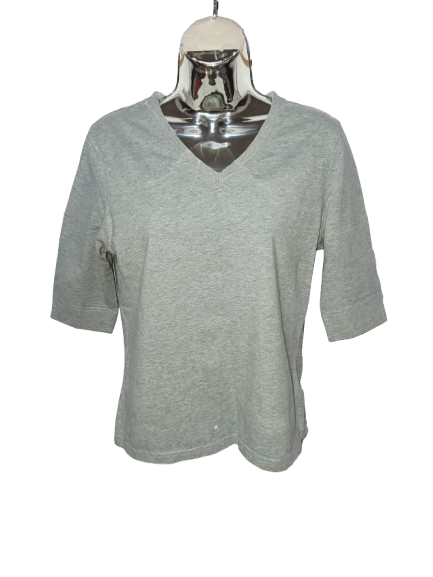 Grey 3/4 Sleeve Old Navy Top - M