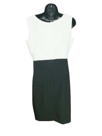 Black & White Sleeveless Phase 7 Dress - M