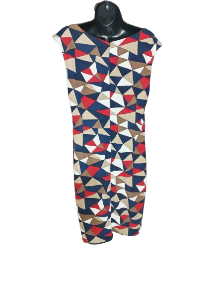 Multicoloured Sleeveless ILE New York Cocktail Dress - M (10)