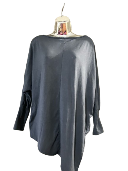 Grey Long Sleeve Top- 1Xl