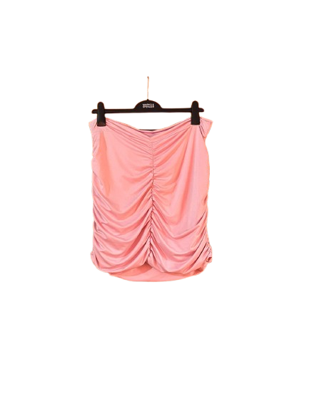 Rose Pink Short Skirt,2XL