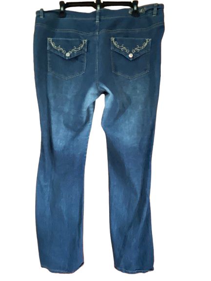 Blue Med Wash "Scoop" Jeans - XL(17/18)