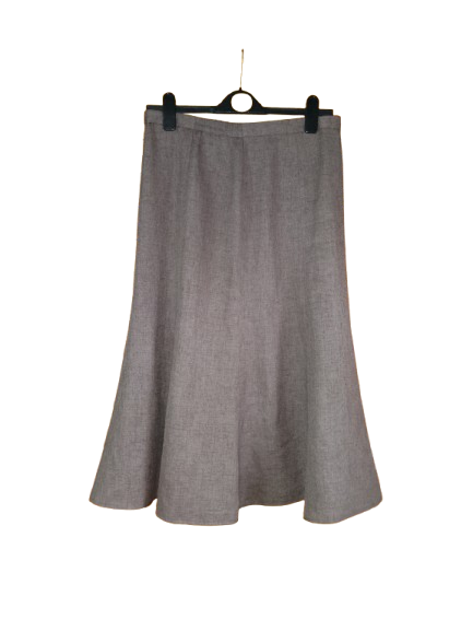 Brown Mid Length Skirt - M