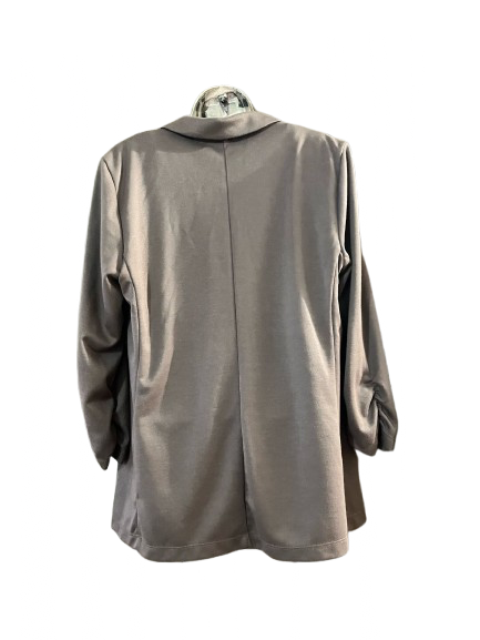 Brown Long Sleeve Blazer - L