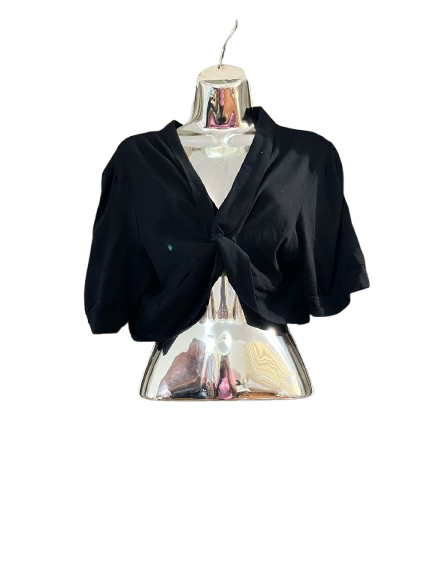 Black Short Sleeve Bolero - 2X