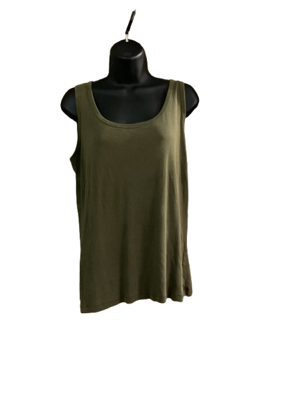 Green Sleeveless Top - L