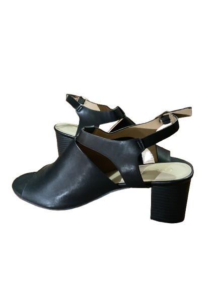 Roses Sierra Black Open Toe Heel - 8 1/2