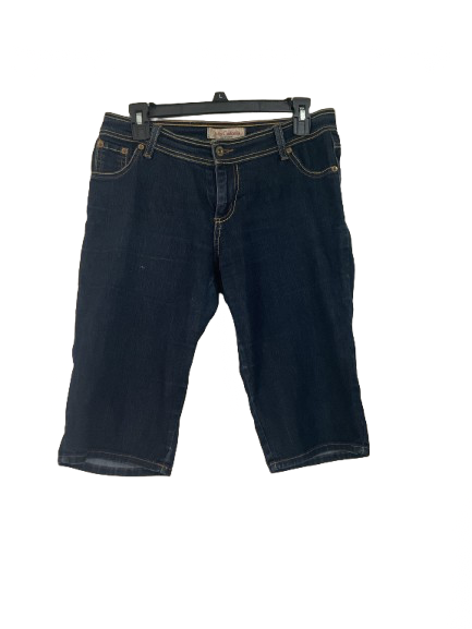 Dark Blue "Miss California" 3/4 Jeans - L