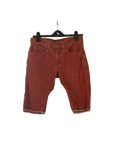 Orange Levi’s Mid Length Jeans - S