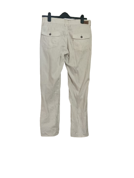 White Mid Rise Skinny Jeans - S