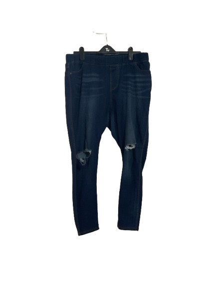 Blue Dark Wash Jeggings - 3XL