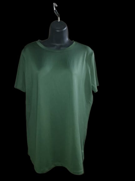Forest Green, Short Sleeve Top - 2XL