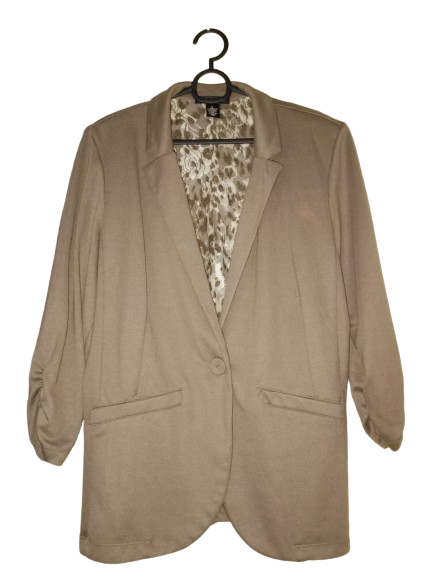 Beige Style&amp; Co. Work Jacket W Pockets- L