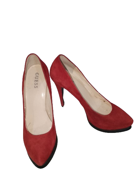 Dark Orange Guess High Heel - 7 1/2