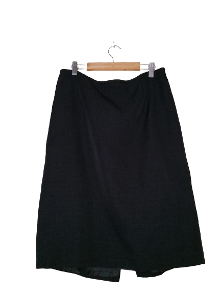 Black Work Pencil Skirt- M