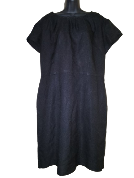 Black Janouras Work Dress - 1XL