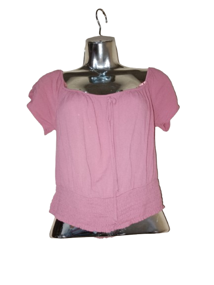Blush 'Active USA' Crop Top W Tie - L