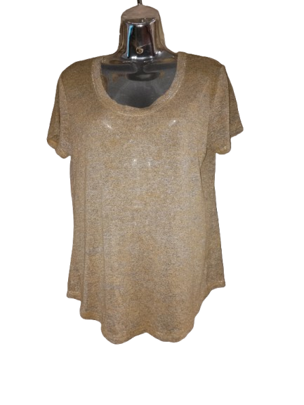 Yellow Short Sleeve Top - M