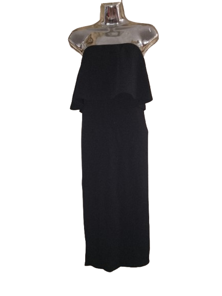 Black Strapless Dress - 2X (20)