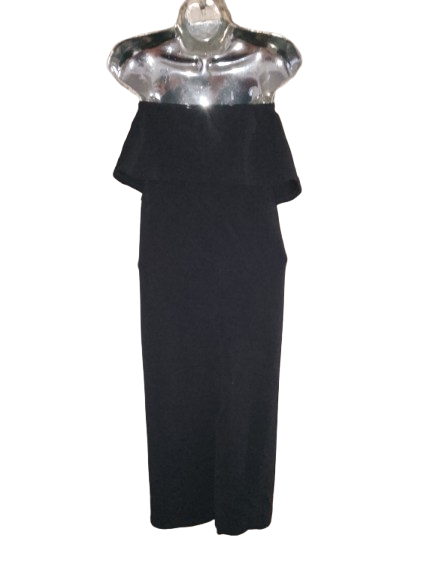 Black Strapless Dress - 2X (20)