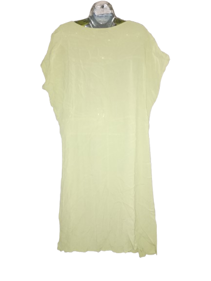 Lime Green Cap Sleeve Dress - 2X