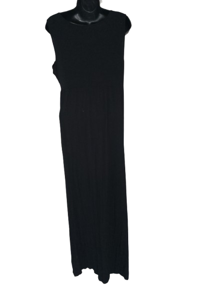 Black Sleeveless Spense Maxi Dress - XL