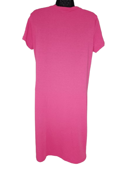 Pink Short Sleeve "You Are Lovely" Dress - XL