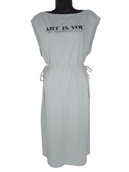 Light Sage Green Sleeveless Zara Dress - S