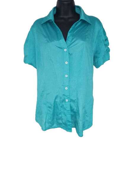 Teal Short Sleeve Shirt - XL