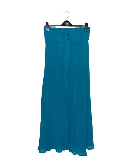 Teal Sheer Skirt - S