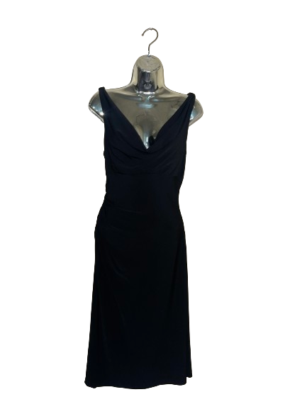 Black Sleeveless Elegant Dress - M (Size 10)