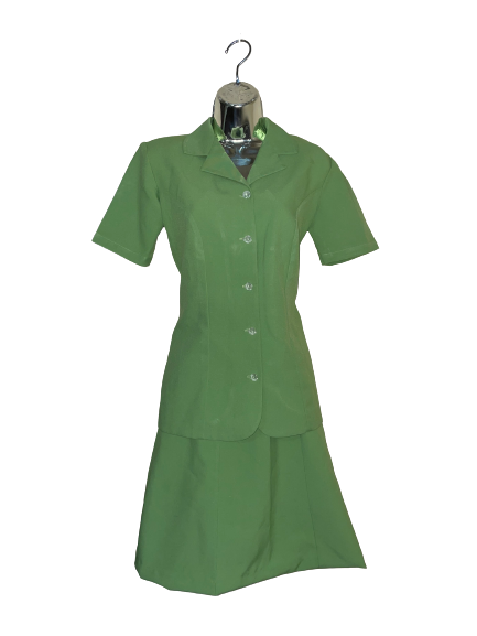 Green Skirt Suit - M