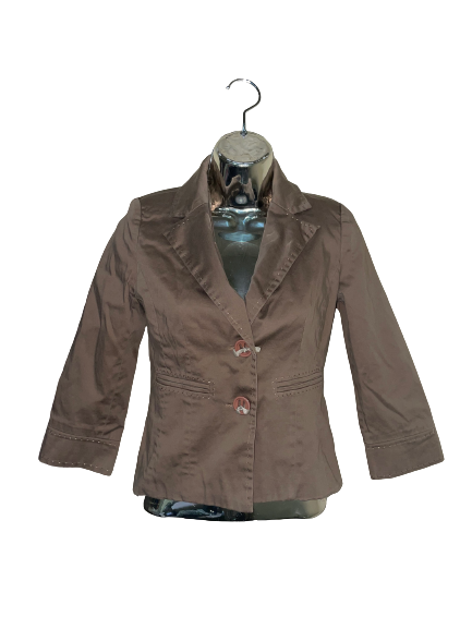 Tan 3/4 Sleeve Generation Fashion Jacket - XS