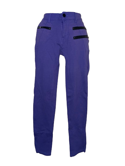 Purple Pants with Zips - S/M