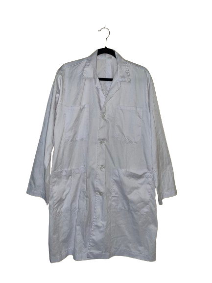White Lab Coat - L